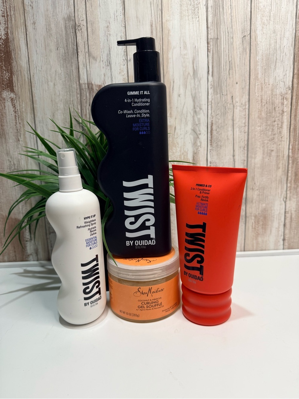 Twist by Ouidad & Shea Moisture Hair Care Bundle for curly hair control